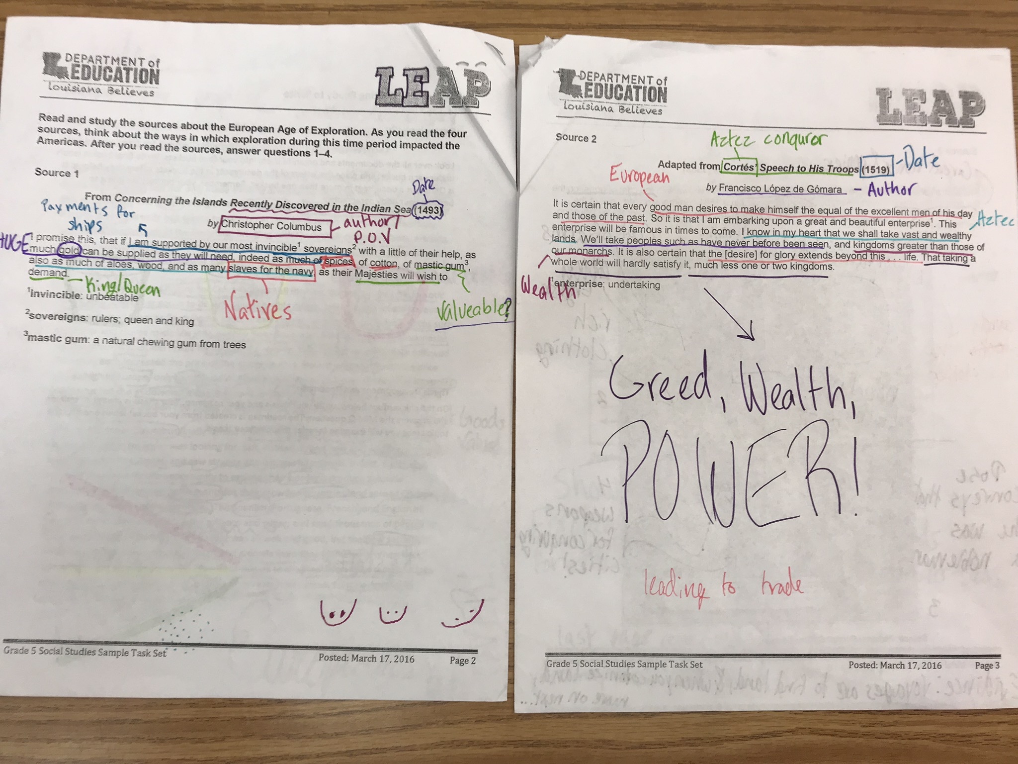 Writing In Social Studies ~ Scholastic Runway